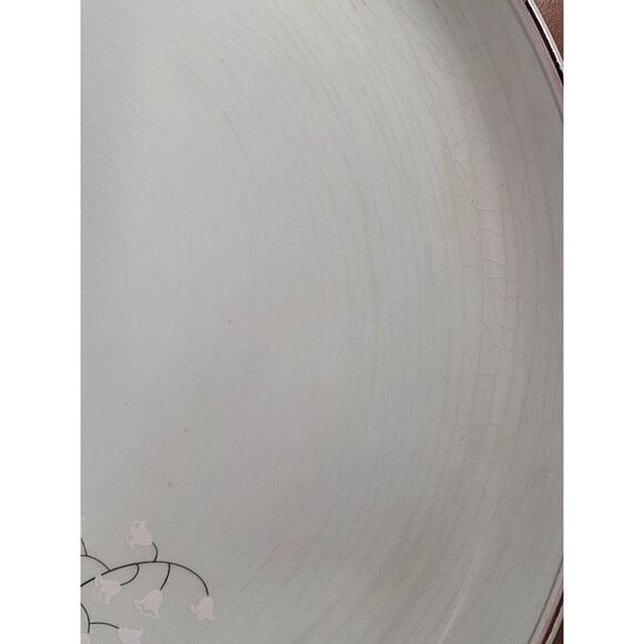 Lady Empire Permacal Serving Platter and Large Round Serving  Bowl  Mid Century - Picture 3 of 11